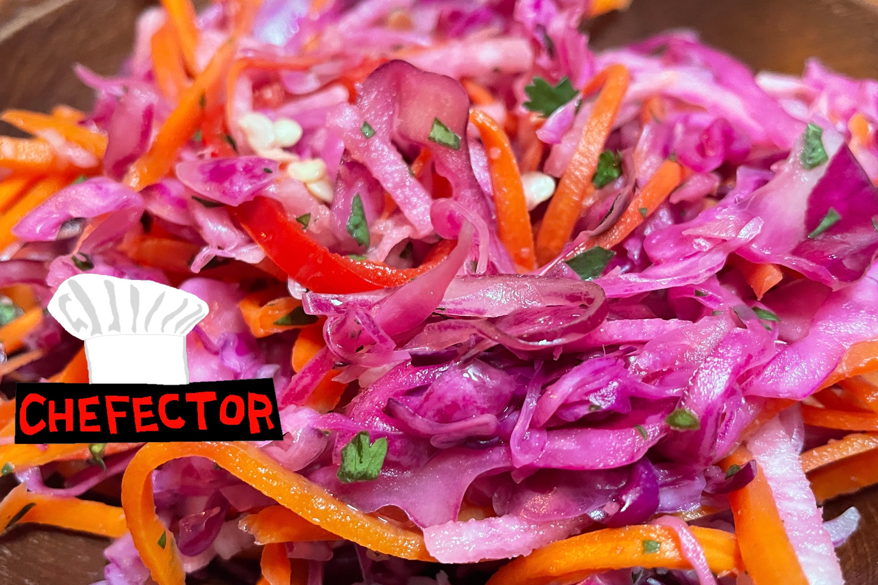 A bowl of pretty slaw